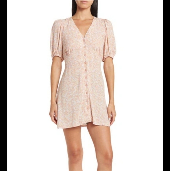 Sophie Rue Floral Button Down Sun Dress - Picture 1 of 8